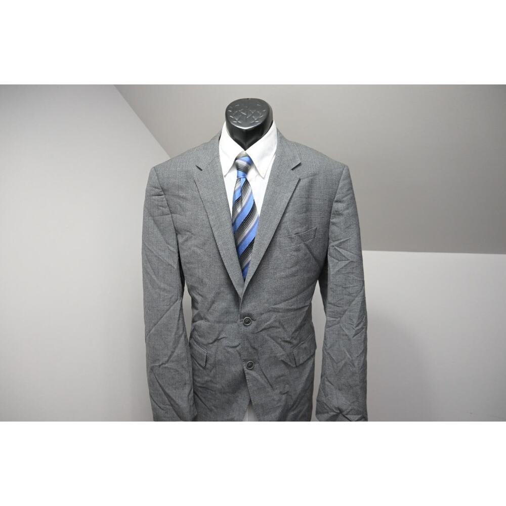 Hugo Boss The Smith5 Gray Wool 2‎ Button Blazer Sport Jacket Mens Size 44 R
